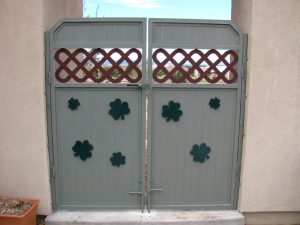 Custom Finish Metal Residential Gate