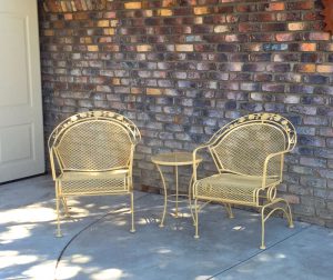 Gold Chairs Leaf