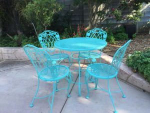 Blue Lawn Furniture
