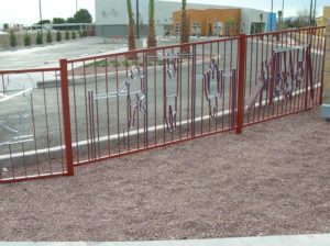 Powder Coating Playground Fence Gate