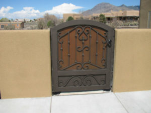 Absolute Powder Coating Stucco Gate Brown